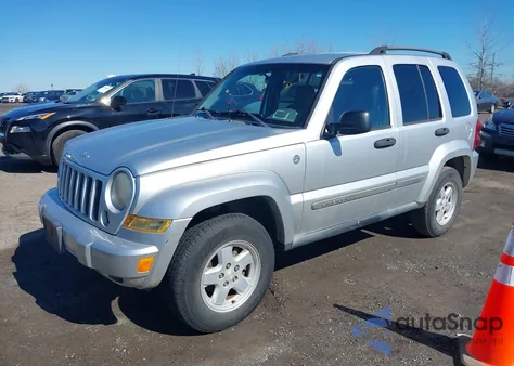 2007 Jeep Liberty Sport из США, поврежденный, VIN 1J4GL48K27W717701